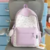 Mochila Escolar Transfronteriza para Niñas, Nueva Mochila Elegante Estilo Ins, Mochila Escolar Versátil de Gran Capacidad para Niñas de Primaria