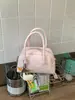 Bolso Boston de lunares de nicho estilo coreano transfronterizo para mujer, nuevo de moda 2026, versátil, de gran capacidad, para hombro y cruzado