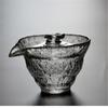Tazón Cubierto Sancai Patrón Martillo de Vidrio Taza de Feria Taza de Té Resistente al Calor Primera Nieve Pico de Águila Ruyi Olla Atrapada a Mano Taza Uniforme Divisor de Té