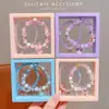 Pulseras para Niños, Exquisitas Pulseras de Perlas para Niñas, Pulseras de Juguete para Casa de Juegos de Niñas Pequeñas, Pulseras de Cristal para Mujeres, Regalos