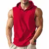 Chaleco con Cremallera sin Mangas Holgado Transpirable con Bolsillo de Verano Transfronterizo Estilo Americano para Entrenamiento Deportivo Fitness para Hombres 2026