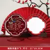 Espejo de Maquillaje Festivo para Novia, Espejo Rojo de Boda, Espejo de Dote de Novia, Espejo de Boda, Espejo de Tocador para Recién Casados, Fábrica de Espejos Festivos