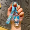Chaveiro Iridescente Galvanizado de Desenho Animado Kuromi Pingente de Bolsa Pequeno Acessório Boneca Chaveiro Fofo Exquisito para Meninas