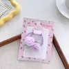 Grampo de cabelo flor rosa de renda corda de cabelo clipe bb doce clipe para franja grampo de cabelo meninas corda de cabelo para rabo de cavalo acessórios de cabelo para crianças
