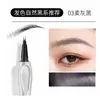 Lápiz de Cejas de Doble Punta para Cejas Salvajes Naturales y Tridimensionales, Lápiz de Cejas a Base de Agua Multiusos para Trazos Definidos, Fácil para Principiantes