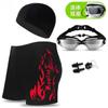 Calção de Banho Calção de Banho Masculino Boxer Secagem Rápida Anti-Constrangimento Tamanho Grande Solto Adulto Óculos de Natação Touca de Natação Shorts de Natação Equipamento