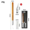 Cuchillo de tallado metálico personalizado para cortar papel, navaja tipo bolígrafo de aleación de aluminio para grabar papel, grabado manual de película para teléfono móvil, grabado de diario DIY