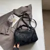 Bolso de Mano Plegado de Nicho de Verano para Mujer 2025 Nuevo de Moda Elegante Versátil Bolso Cruzado con Cadena Bolso Tote Pequeño de Oficina