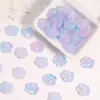 Cuentas de vidrio translúcido color flor de cerezo de 14 mm con agujeros rectos para pulseras, collares y accesorios hechos a mano de estilo antiguo para DIY