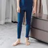 Conjunto de Roupa Íntima Térmica de Veludo com Fibra Aquecedora Masculino Outono e Inverno V-Neck Colete Outono Roupas e Calças Conjunto de Duas Peças