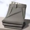 Pantalones casuales de hombre de grado de lujo, pantalones de vestir de verano ligeros para negocios, pantalones de vestir para hombre con efecto de caída, pantalones de traje resistentes a las arrugas, pantalones de hombre con caída