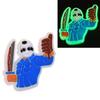 Nuevos Accesorios Luminosos DIY para Joyería Carcasa de Teléfono Móvil Imán de Nevera Decoración Luminosa Halloween Dibujos Animados Parche de Pegamento Suave de PVC