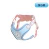 Arnés Universal sin Estrangulamiento para Gatos y Perros, Arnés Reflectante Transpirable en Forma de I para Uso Nocturno, Correa Retráctil para Perros