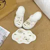 2025 Lindo Gatito Peludo Lazo Lindo Accesorios Zapatos Croc DIY Desmontable Más Fácil para Combinar Hebilla de Zapato