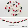 Decoração de Natal Personalizada em Atacado Bolas de Lã Feltro Pingentes para Árvore de Natal Decoração de Natal Penduricalhos para Vitrines e Shoppings