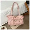 Bolsa tote estilo coreano com nuvens e estrelas, nova coleção feminina 2026, grande capacidade, bolsa de ombro, bolsa de ombro de nicho, bolsa para o dia a dia