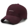 Moda Nova Primavera e Outono Estilo Americano Bordado Desgastado Top Macio Boné de Beisebol Unissex Versátil Lavado Boné de Proteção Solar
