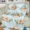 Manta de Franela para Cuna de Bebé Manta para Siesta en la Oficina Manta para Aire Acondicionado Cubierta Individual para Sofá en Casa Colcha Estampada