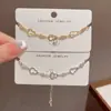 Moda japonesa y coreana minimalista circón hueco calabaza pulsera de cordón exquisita luz de lujo diseño versátil joyería al por mayor