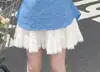 Conjunto Súper Lindo para Niñas 2026 Nuevo Verano Estilo Coreano Niña Linda y Dulce Chaleco de Lunares y Falda de Encaje