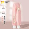 Pantalones de Niña de Dibujos Animados Verano Finos Largos 2025 Nuevo Estilo Pantalones Frescos Pantalones Anti-Mosquitos