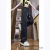 Pantalones rectos de alta gama, con caída, estilo tie-dye, de marca nueva y moderna, para hombre, versátiles, casuales, para otoño e invierno