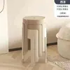 Taburete moderno minimalista de remolino para uso doméstico, engrosado y apilable, taburete redondo de molino de viento, cómodo para sentarse a largo plazo en la mesa del comedor, banco de plástico