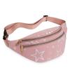 Riñonera Deportiva Casual de Moda Tela Oxford Repelente al Agua Estampada Bolso Cruzado para Pecho Portátil para Exteriores Bolso para Teléfono Móvil
