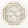 Posavasos de madera huecos de 10 cm transfronterizos, tapetes aislantes de calor para bebidas y café, manualidades decorativas DIY para el hogar