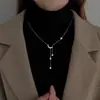 Collar de Luna para Mujer Colgante de Estrella con Borla Diseño de Nicho Ins Sentido de Diseño Joyería de Alta Calidad Lujo Ligero Distintivo Nuevo Estilo de Otoño
