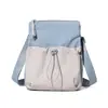 Bolso de Hombro Portátil Dopamina para Mujer Multifuncional Casual para el Trabajo Bolso para Teléfono Móvil Color de Contraste Almacenamiento Simple Bolso Cruzado
