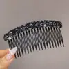 Pente de Inserção Reversa Estilo Coreano para Crianças Leve Luxo Strass Estrela de Cinco Pontas Presilha para Cabelo Franja Cabelo Solto Ferramenta para Arrumar Grampo de Cabelo Acessórios de Adorno de Cabeça Feminino