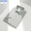Camisa Oxford de Algodón Lavada con Enzimas para Hombre de Manga Corta 100% Algodón Casual de Negocios Chaqueta Versátil Camisa para Hombre