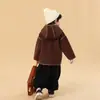 Abrigo de Lana para Niños Otoño e Invierno Terciopelo Doble Cara 2026 Nuevo Estilo Ropa Infantil Abrigo de Lana para Bebé Niña Infantil Moderno