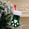 Novos Suprimentos para Decoração de Meia de Natal Estilo Desenho Animado Tecido Boneco de Neve de Natal Pequena Árvore de Natal Enfeite de Meia