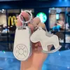 Adecuado para Funda de Llave Ora Good Cat, Nuevo Gato Bailarín/Gato Negro, Gato Blanco, Gato Rayo Cáscara de Alta Gama con Cierre para Mujer