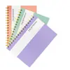 Cuaderno de Espiral Personalizado Transfronterizo con Tapa de Cuero, Sencillo y Elegante, Cuaderno Diario Universitario Engrosado con Correa de PU