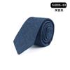 6CM Masculino e Feminino Estudantes Casal Moda Casual Jeans Azul Algodão Gravata Gravata Estreita Coreana
