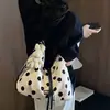 Bolso Transfronterizo para Mujer Bolso de Hombro de Lunares Bolso Tote Casual para Dama Heng Geng Nuevo Estilo Gran Capacidad para Viajes Diarios Bolso Cruzado de un Solo Hombro