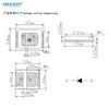 Cuentas de lámpara LED ámbar 2835 2835 cabeza de bola LED ámbar Cuentas de lámpara LED SMD punto naranja brillante LED rosa