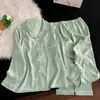 Lote de fábrica 9 otoño nuevo cárdigan de doble botonadura para mujer con cuello de solapa, algodón nube, talla grande, serie de color liso ropa para el hogar