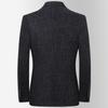Traje de Lana para Hombre Otoño e Invierno Nuevo Estilo Coreano Elástico Casual para Hombre Pequeño Traje para Hombre Delgado Moderno Traje Superior