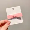 Presilha de Cabelo Fresca Yiwu para Mulheres Testa Suave Dopamina Presilha Reta Sem Marca Cor Doce Presilha Lateral Acessórios de Cabelo Atacado