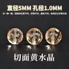 Citrine Amarelo Natural Contas Soltas Pulseira de Contas Únicas Contas para DIY Quartzo Rutilado Dourado Cera de Abelha Natural Genuíno Amarelo Óleo de Galinha