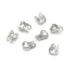 Hebilla lateral multitaladro, hebilla de cadena de cuentas redondas, hebilla de color que no se desvanece 14k, cierre para collares, pulseras y cadenas de cuentas, conector de extremo