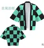 Anime Demon Slayer Demon Slayer Ropa para Adultos y Niños Cardigan con Estampado de Tanjiro Nezumi Capa Kimono