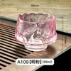 Taza de Té de Vidrio Dibujado Oro Lujo Ligero 50ml Taza de Té Especial para Mujeres Taza de Maestro Set de Té Kung Fu para el Hogar Taza Estilo Japonés