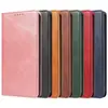 Adequado para Apple Iphone18/16 Plus/17Pro Max Carteira Magnética Forte de Couro de Bezerro com Compartimento para Cartões Capa de Celular de Couro