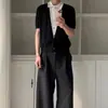 2026 Novo Estilo de Verão Visual Duas Peças Camisa de Tricô com Lapela Manga Curta Masculina Color-Blocking Estilo Old Money de Luxo Camiseta de Manga Curta para o Dia a Dia
