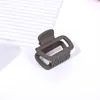 Clipe de Garra Trapezoidal Médio Grande de 5cm para Cabelo Feminino na Parte de Trás Clipes de Tubarão Garra Presilha Elegante Versátil para Meio Rabo Venda Quente Transfronteiriça